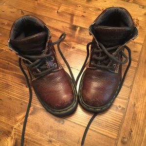 Brown Leather Dr. Martens (air cushioned soul)
